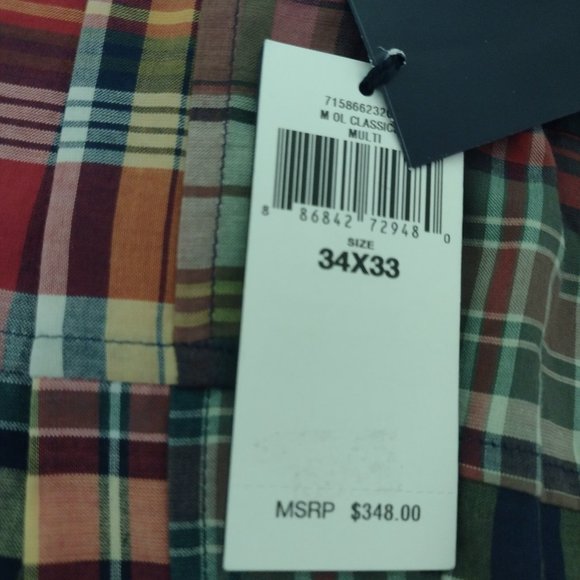 Polo Ralph Lauren Patchwork Pants 34x33 - Picture 9 of 16